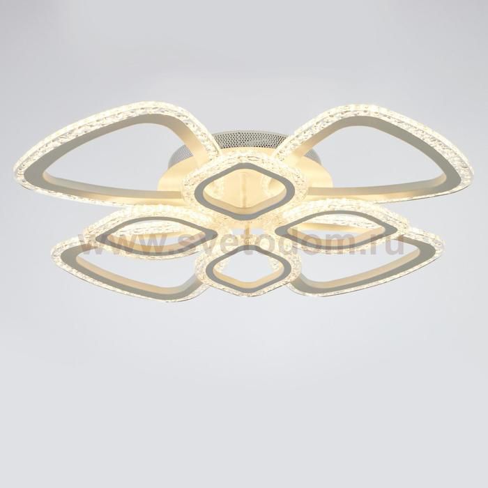 Люстра с ПДУ 71101/8WT LED 160Вт 3000-6000К диммер белый 65х65х10 см