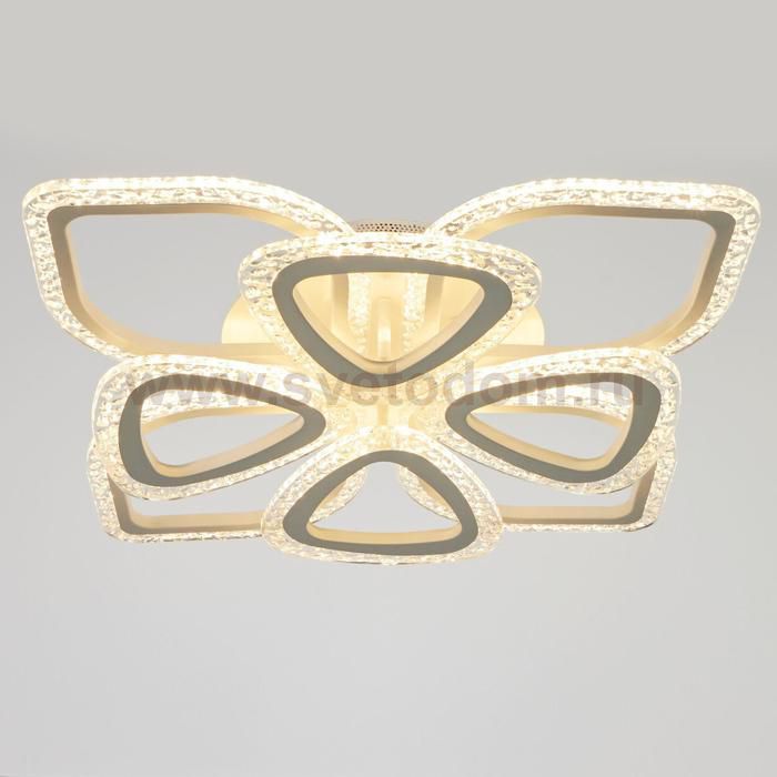 Люстра с ПДУ 71102/8WT LED 160Вт 3000-6000К диммер белый 67х67х10 см