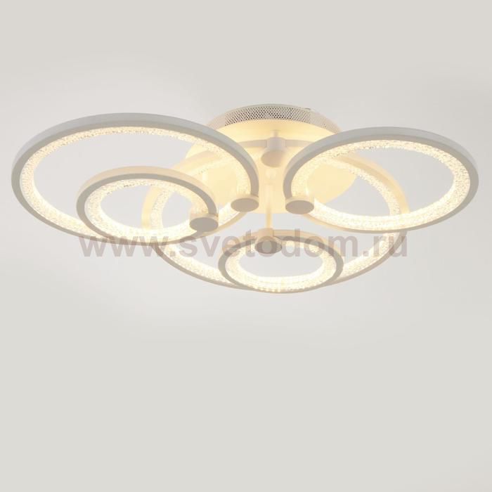 Люстра с ПДУ 71104/5WT LED 164Вт 3000-6000К диммер белый