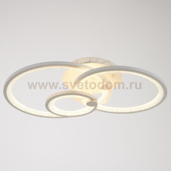 Люстра с ПДУ 71104/3WT LED 110Вт 3000-6000К диммер белый