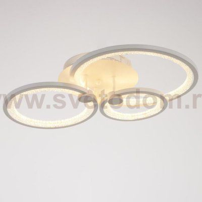 Люстра с ПДУ 71104F/3WT LED 94Вт 3000-6000К диммер белый