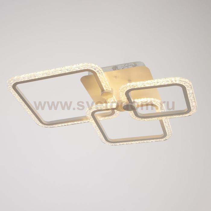 Люстра с ПДУ 71105/3WT LED 96Вт 3000-6000К диммер белый