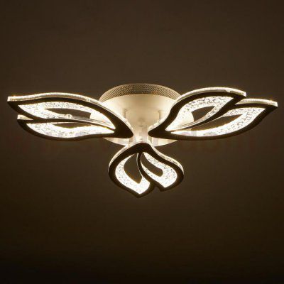 Люстра с ПДУ 71107/3WT LED 78Вт 3000-6000К диммер белый 60х60х10 см