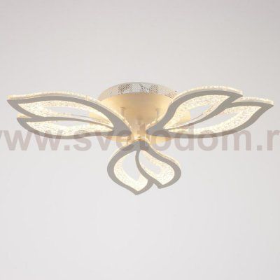 Люстра с ПДУ 71107/3WT LED 78Вт 3000-6000К диммер белый 60х60х10 см