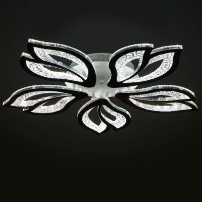 Люстра с ПДУ 71107/5WT LED 130Вт 3000-6000К диммер белый 64х64х10 см