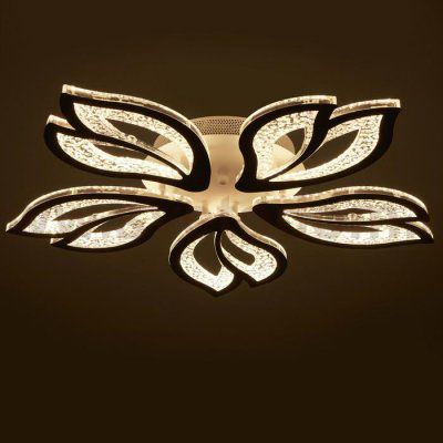 Люстра с ПДУ 71107/5WT LED 130Вт 3000-6000К диммер белый 64х64х10 см