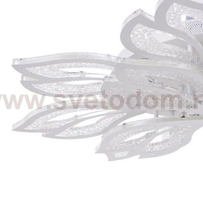 Люстра с ПДУ 71108/12WT LED 312Вт 3000-6000К диммер белый 82х82х13 см