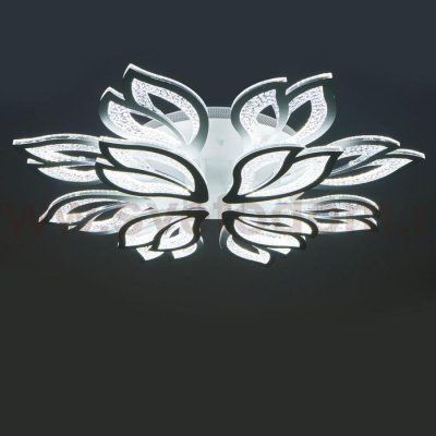 Люстра с ПДУ 71108/12WT LED 312Вт 3000-6000К диммер белый 82х82х13 см