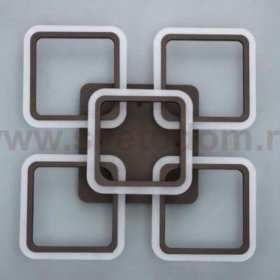 Люстра с ПДУ 59109/5 LED 150Вт 3000-6000К диммер черный 56х56х12 см