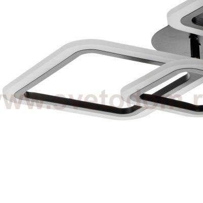 Люстра с ПДУ 59110/6BK LED 170Вт 3000-6000К диммер черный 106х74,5х13,5 см