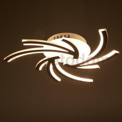 Люстра с ПДУ 59114/3 LED 72Вт 3000-6000К диммер белый 50х50х6 см