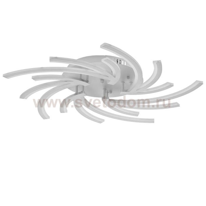 Люстра с ПДУ 59114/5 LED 160Вт 3000-6000К диммер белый 90х90х6 см