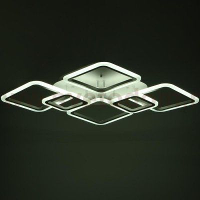 Люстра с ПДУ 59110/6WT LED 170Вт 3000-6000К диммер белый 106х74,5х13,5 см
