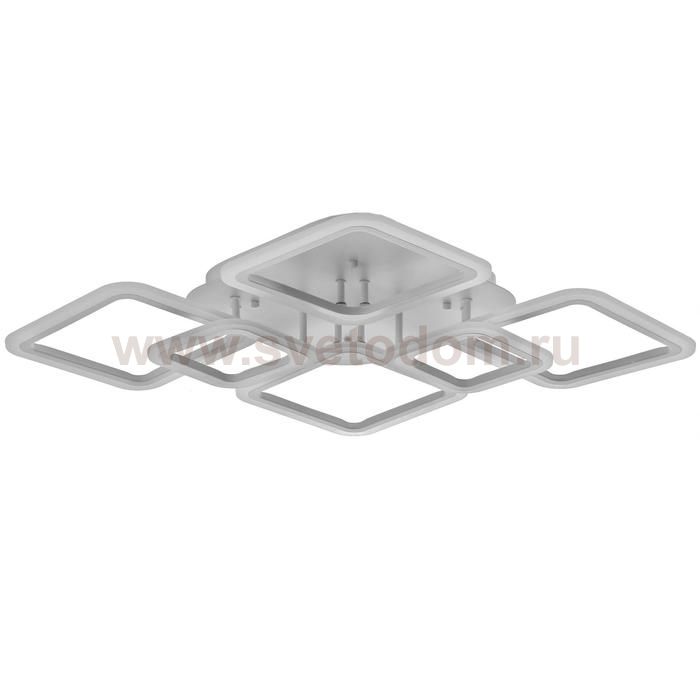 Люстра с ПДУ 59110/6WT LED 170Вт 3000-6000К диммер белый 106х74,5х13,5 см