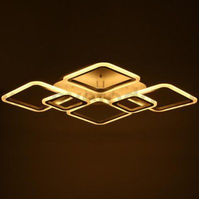 Люстра с ПДУ 59110/6WT LED 170Вт 3000-6000К диммер белый 106х74,5х13,5 см