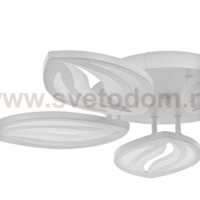 Люстра с ПДУ 59113/5WT LED 120Вт 3000-6000К диммер белый 55х55х7 см