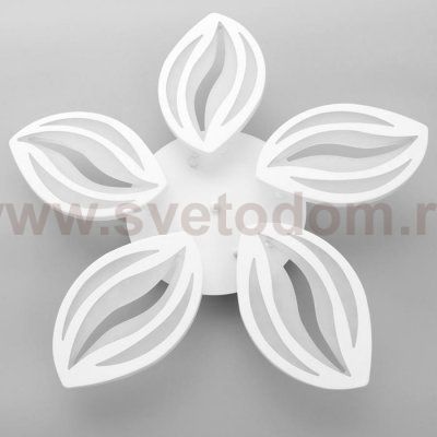 Люстра с ПДУ 59113/5WT LED 120Вт 3000-6000К диммер белый 55х55х7 см