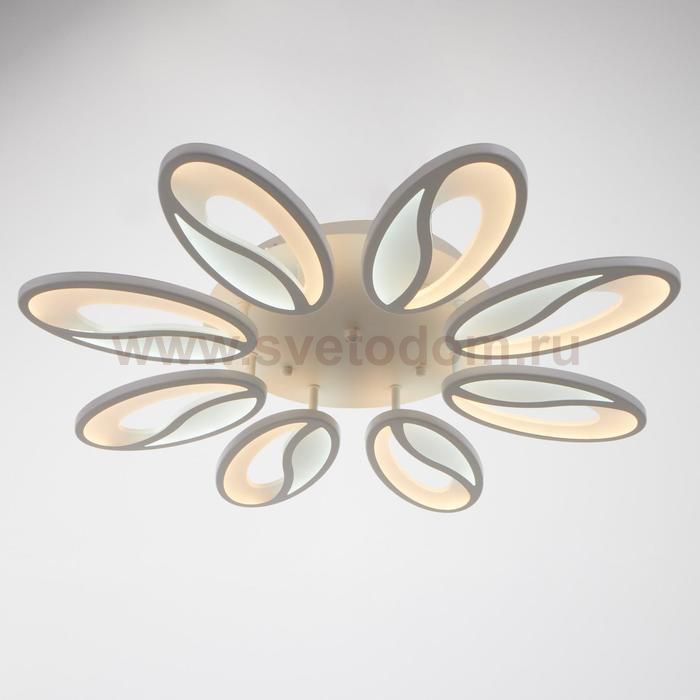 Люстра с ПДУ 59114/8WT LED 160Вт 3000-6000К диммер белый 70х70х7 см