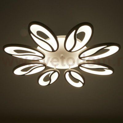 Люстра с ПДУ 59114/8WT LED 160Вт 3000-6000К диммер белый 70х70х7 см