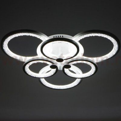 Люстра с ПДУ 59116/6WT LED 162Вт 3000-6000К диммер белый 65х65х10 см