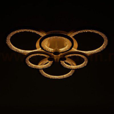 Люстра с ПДУ 59116/6WT LED 162Вт 3000-6000К диммер белый 65х65х10 см