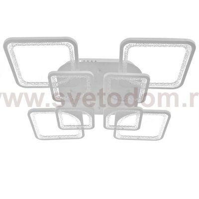 Люстра с ПДУ 59117/8WT LED 240Вт 3000-6000К диммер белый 55х55х10 см