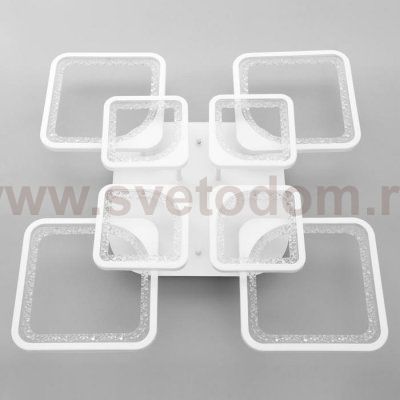 Люстра с ПДУ 59117/8WT LED 240Вт 3000-6000К диммер белый 55х55х10 см