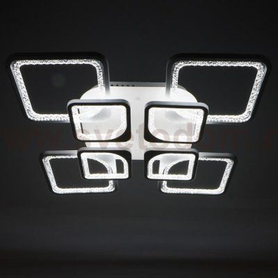 Люстра с ПДУ 59117/8WT LED 240Вт 3000-6000К диммер белый 55х55х10 см