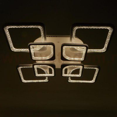 Люстра с ПДУ 59117/8WT LED 240Вт 3000-6000К диммер белый 55х55х10 см