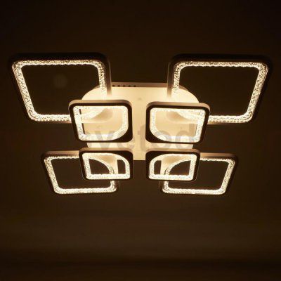 Люстра с ПДУ 59117/8WT LED 240Вт 3000-6000К диммер белый 55х55х10 см