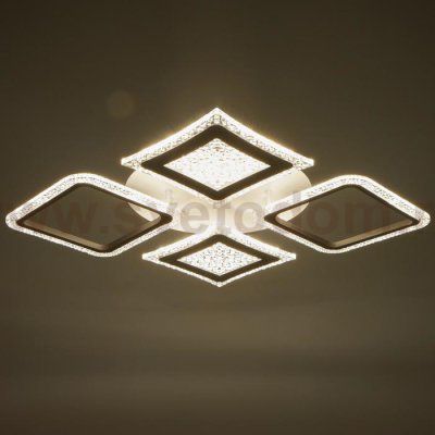 Люстра с ПДУ 59118/4WT LED 160Вт 3000-6000К диммер белый 55х55х5 см