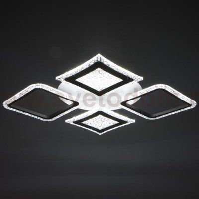 Люстра с ПДУ 59118/4WT LED 160Вт 3000-6000К диммер белый 55х55х5 см