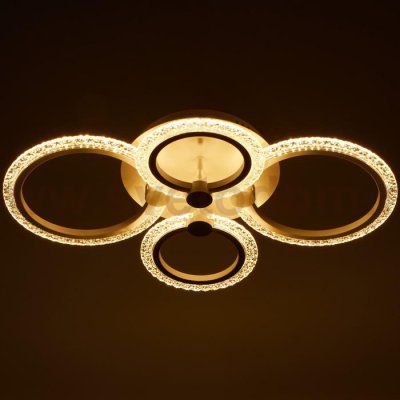 Люстра с ПДУ 59119/4WT LED 80Вт 3000-6000К диммер белый 60х40х10 см