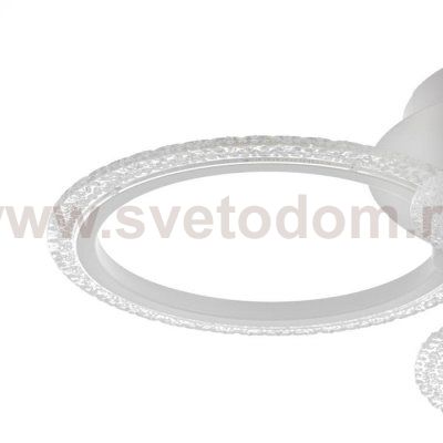 Люстра с ПДУ 59119/4WT LED 80Вт 3000-6000К диммер белый 60х40х10 см