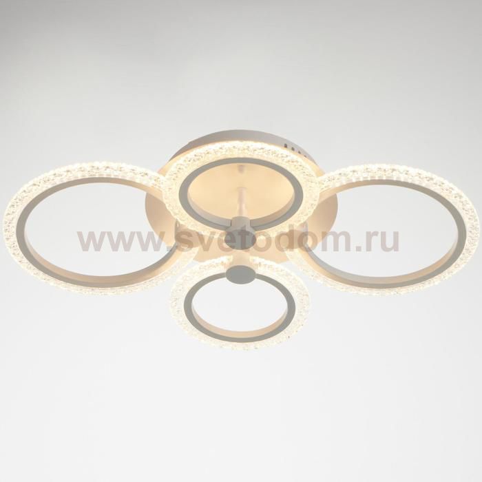 Люстра с ПДУ 59119/4WT LED 80Вт 3000-6000К диммер белый 60х40х10 см