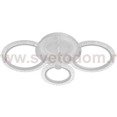 Люстра с ПДУ 59119/4WT LED 80Вт 3000-6000К диммер белый 60х40х10 см