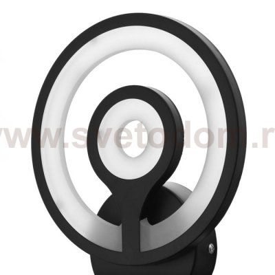 Бра 59121/1BK LED 15Вт 3000/6000К черный 19х7,5х23 см