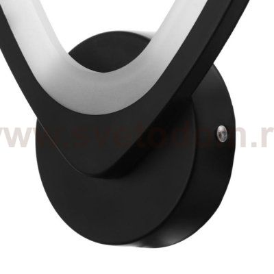 Бра 59122/1BK LED 12Вт 4000К черный 17х7,5х21,5 см