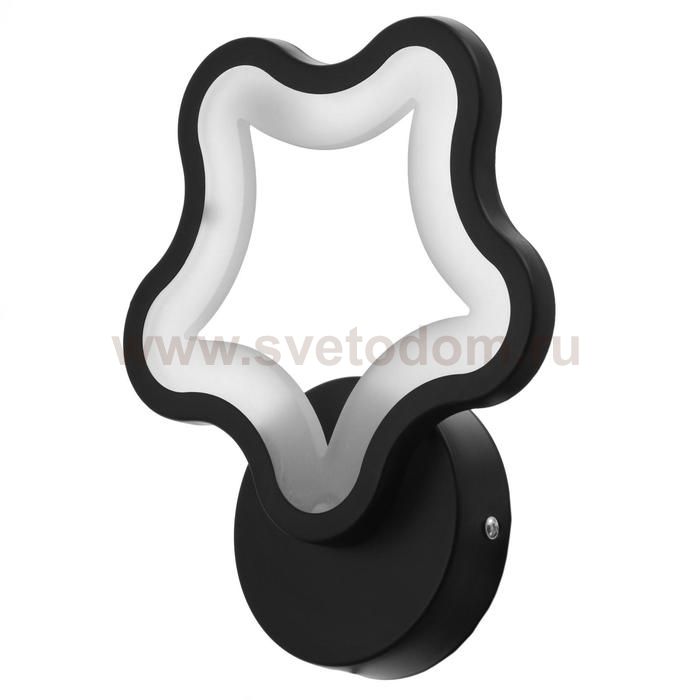 Бра 59123/1BK LED 12Вт 4000К черный 17х5х20,5 см