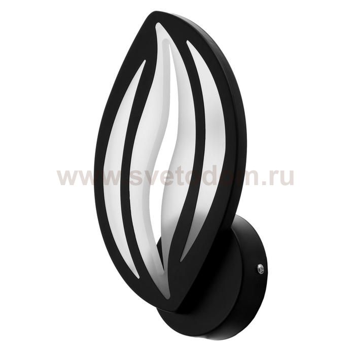 Бра 59124/1BK LED 12Вт 4000К черный 15,5х7,5х28 см