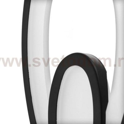 Бра 59125/1BK LED 18Вт 3000/6000К черный 19х7,5х29 см