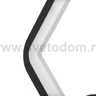 Бра 59130/1BK LED 15Вт 4000К черный 22х7,5х26,5 см