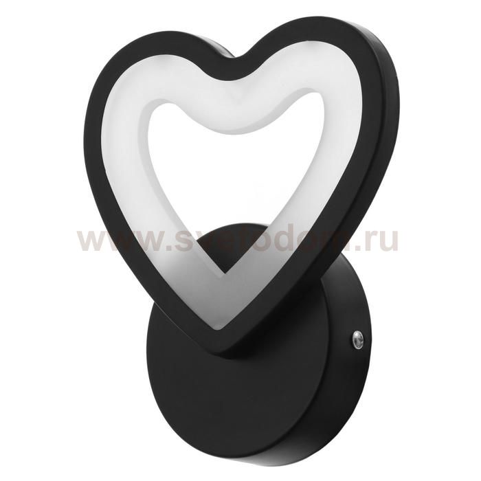 Бра 59131/1BK LED 9Вт 4000К черный 15,5х7,5х18 см