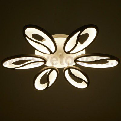 Люстра с ПДУ 59114/6WT LED 60+60Вт 3 режима диммер белый