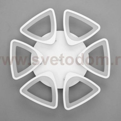 Люстра с ПДУ 59122/6WT LED 110Вт 3 режима диммер белый 40х40х14 см