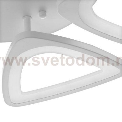 Люстра с ПДУ 59122/6WT LED 110Вт 3 режима диммер белый 40х40х14 см