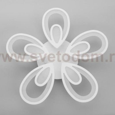 Люстра с ПДУ 59125/5WT LED 90+90Вт 3 режима диммер белый 65х65х14 см