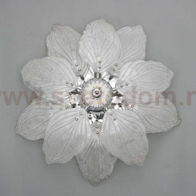 Люстра 86303/10 E14 40Вт+LED 9Вт хром 65х65х20 см