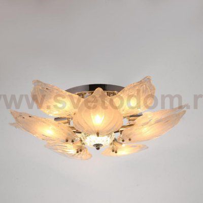 Люстра 86303/10 E14 40Вт+LED 9Вт хром 65х65х20 см