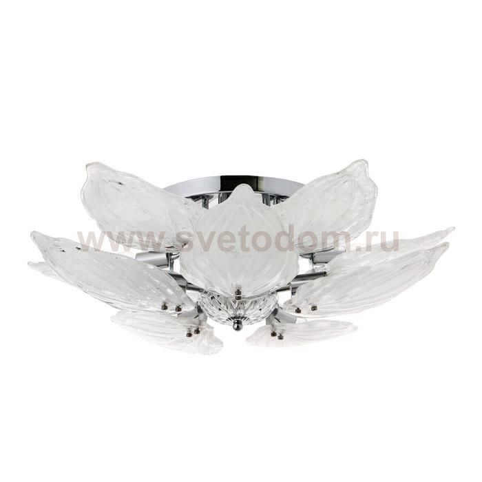 Люстра 86303/10 E14 40Вт+LED 9Вт хром 65х65х20 см